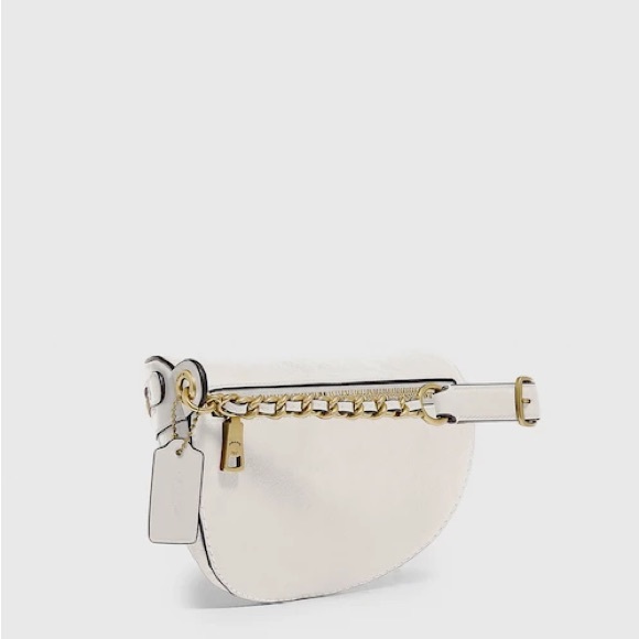 Coach White Quilted Belt Bag - Picture 2 of 4
